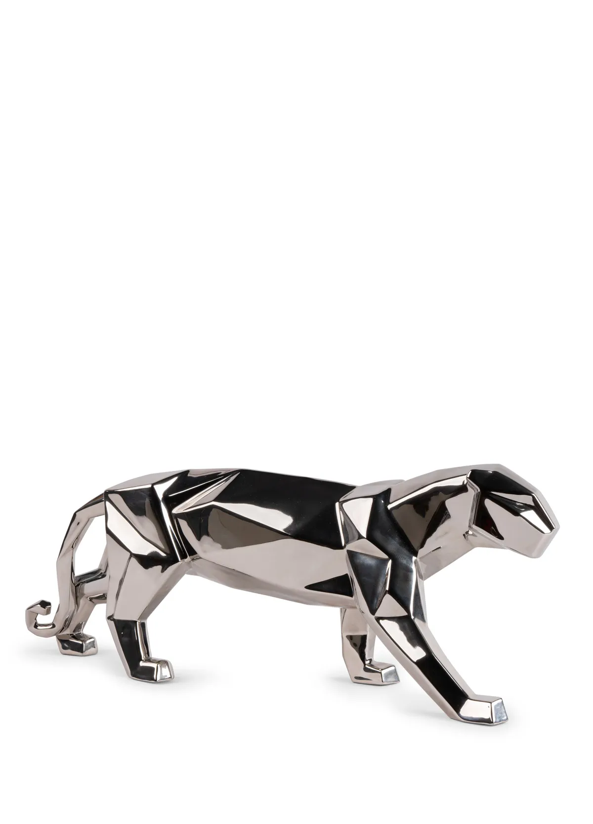 Panther (silver) Sculpture by Lladro — Porcelain Figurine