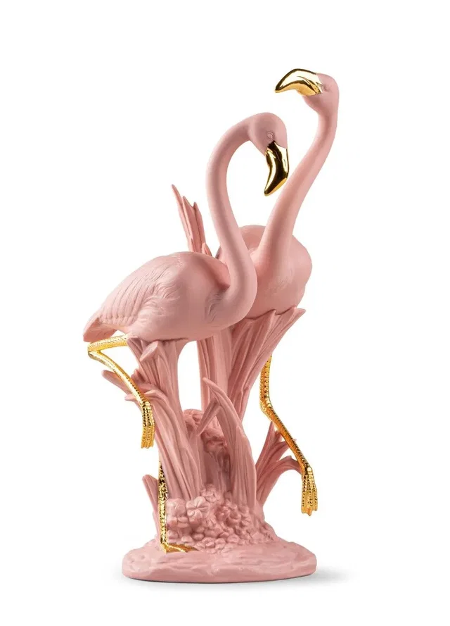 The Flamingos Sculpture. Pink by Lladro