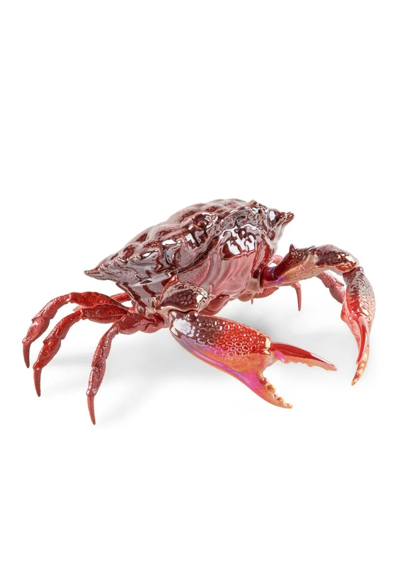 Crab Sculpture. Red by Lladro — Porcelain Figurine