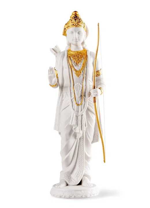 Rama Sculpture. Golden Luster by Lladro