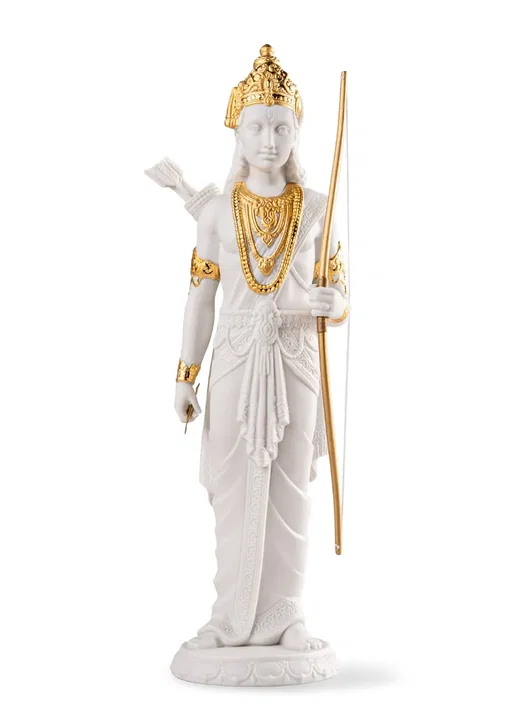 Lakshman Sculpture. Golden Luster by Lladro
