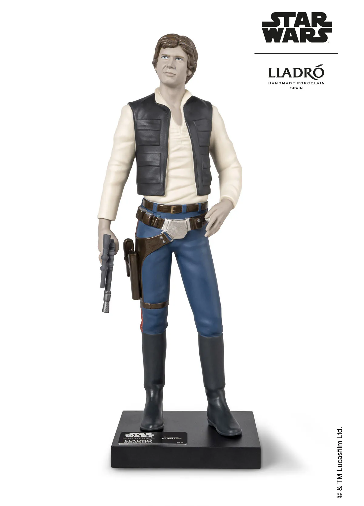 Han Solo Sculpture. Limited Edition by Lladro — Porcelain Figurine