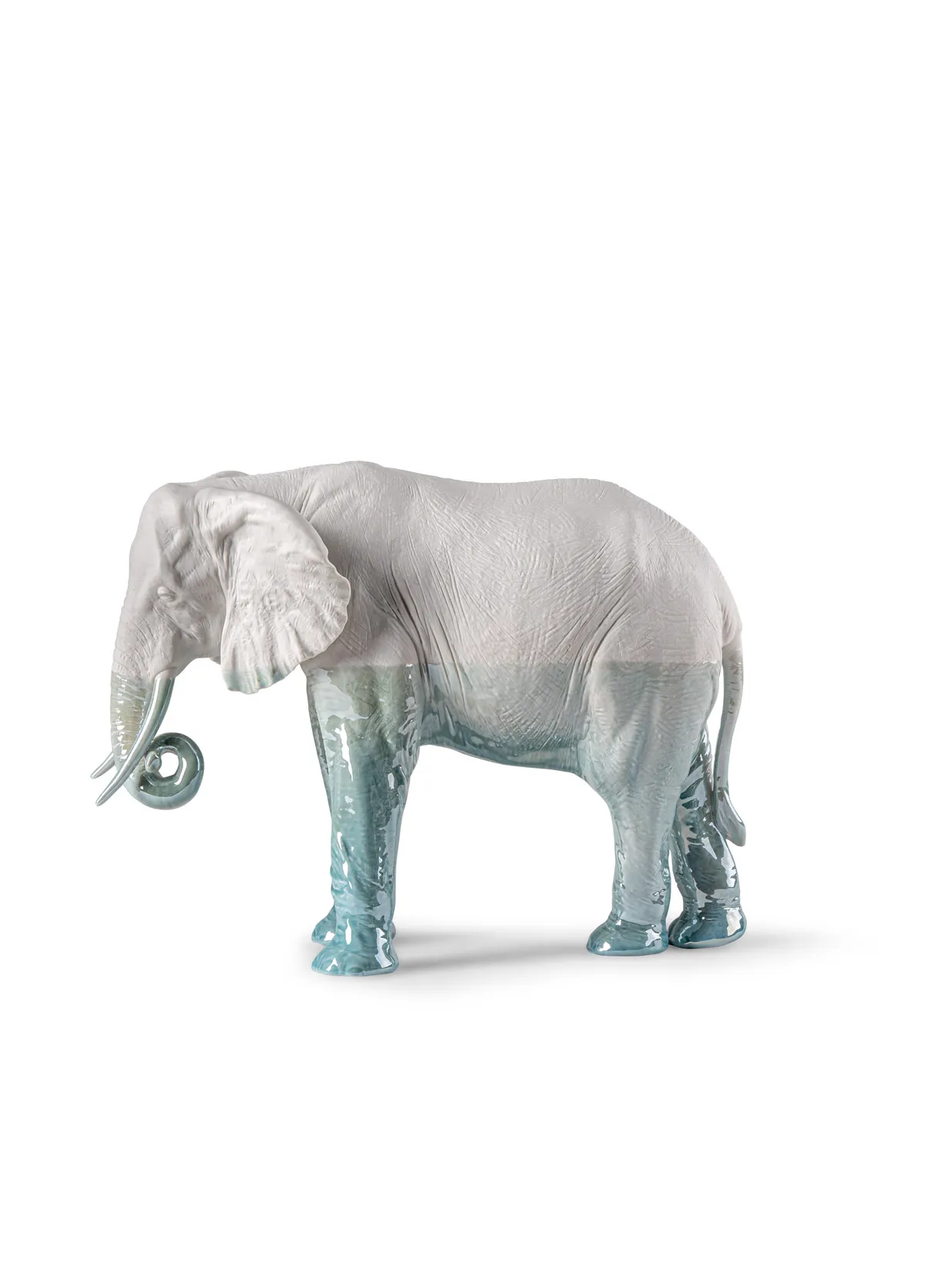 Elephant - Underwater Sculpture by Lladro — Porcelain Figurine