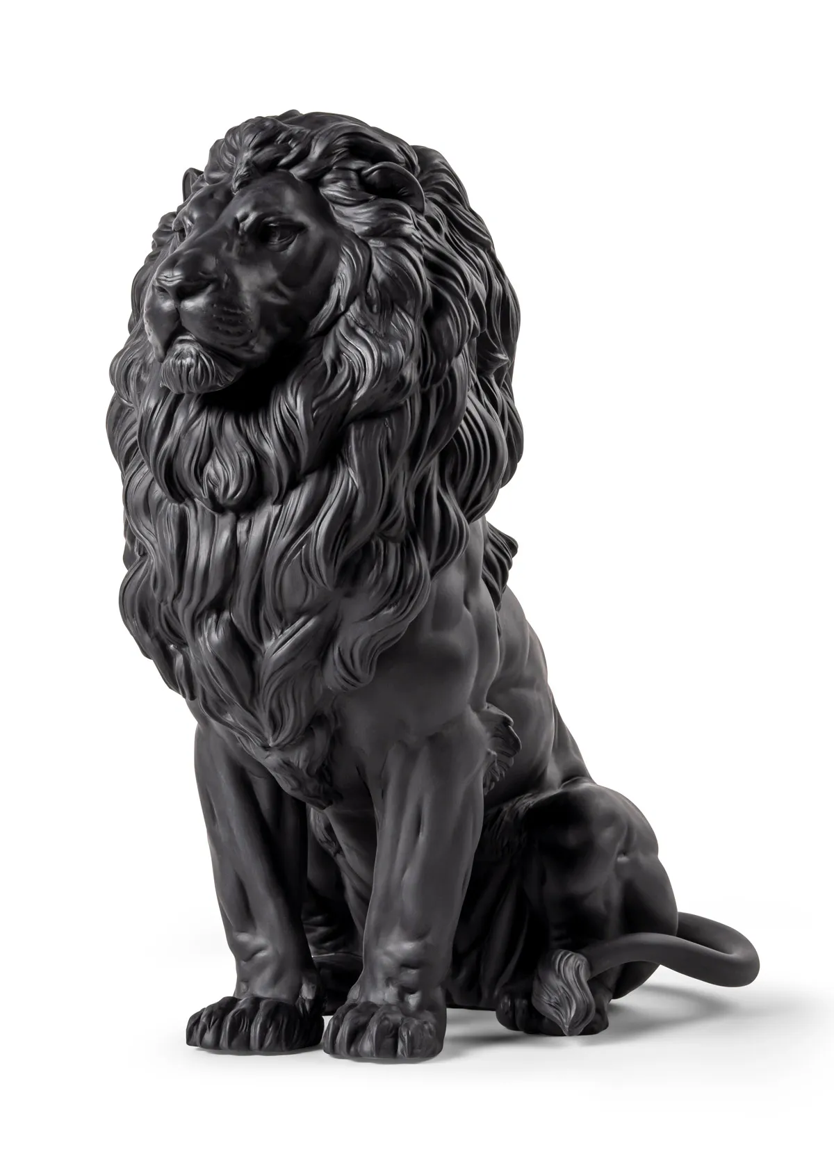 Majestic Lion Sculpture by Lladro — Porcelain Figurine