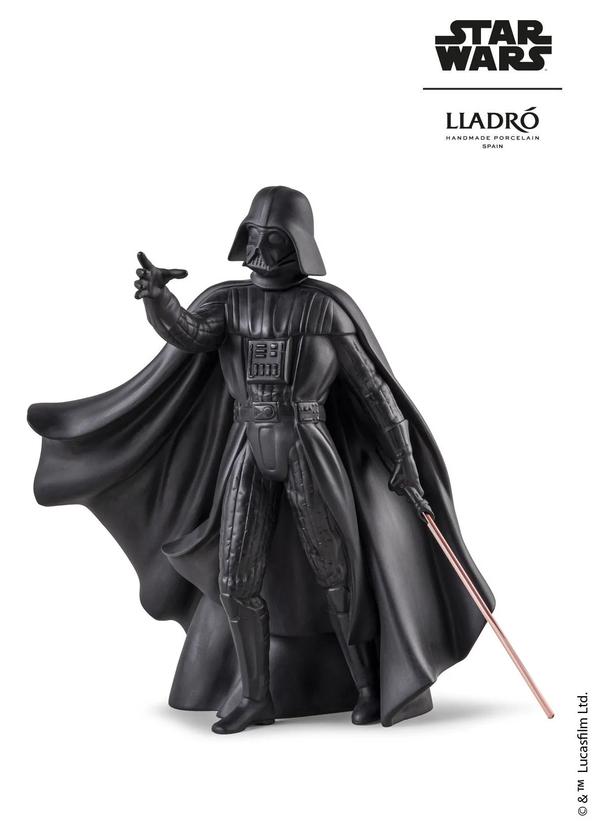 Darth Vader (black) Sculpture by Lladro — Porcelain Figurine