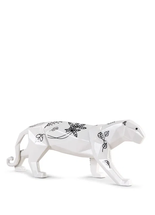 Jungle Panther Black Sculpture by Lladro