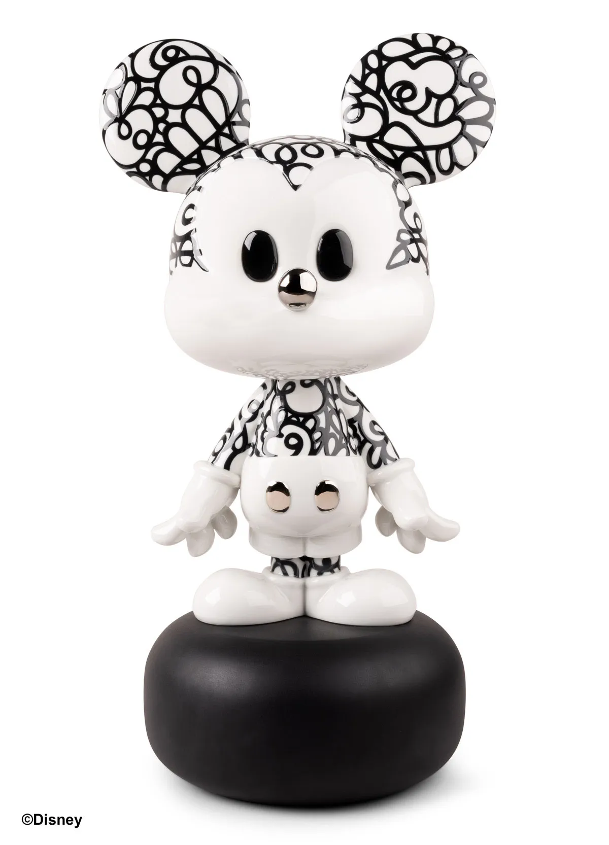 Doodle Mickey Sculpture. Limited Edition by Lladro — Porcelain Figurine