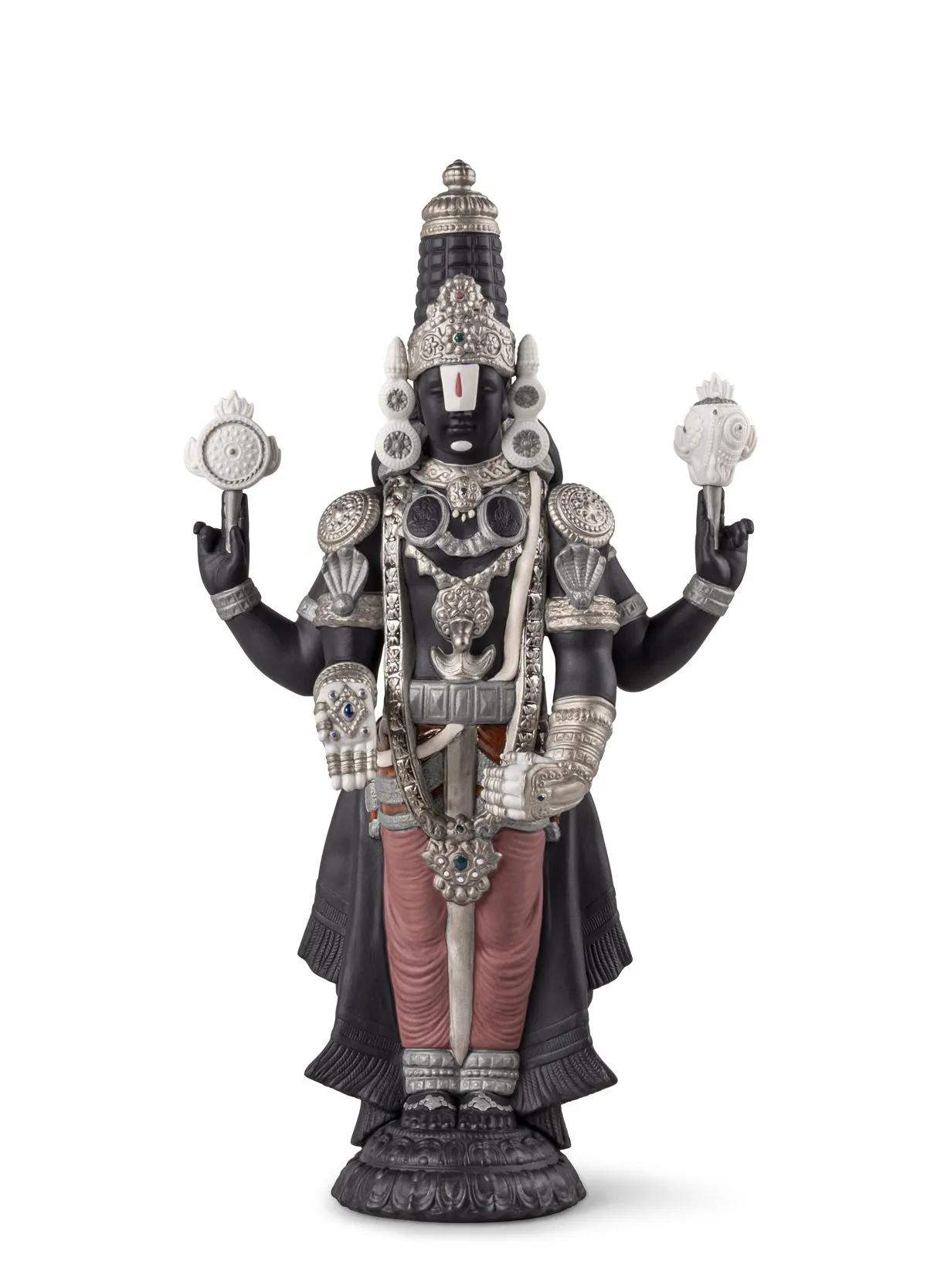 Lord Venkateswara Sculpture by Lladro — Porcelain Figurine