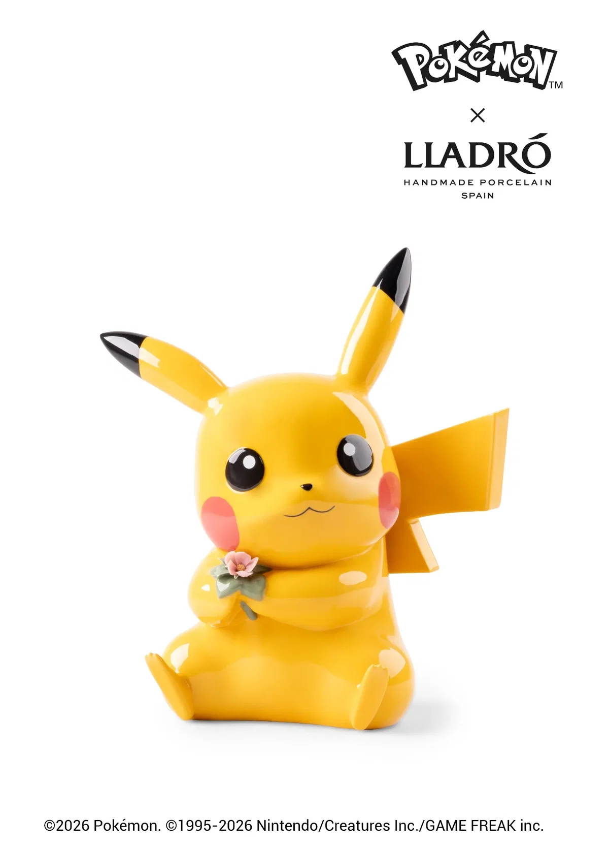 Pikachu Sculpture. Numbered Edition by Lladro — Porcelain Figurine