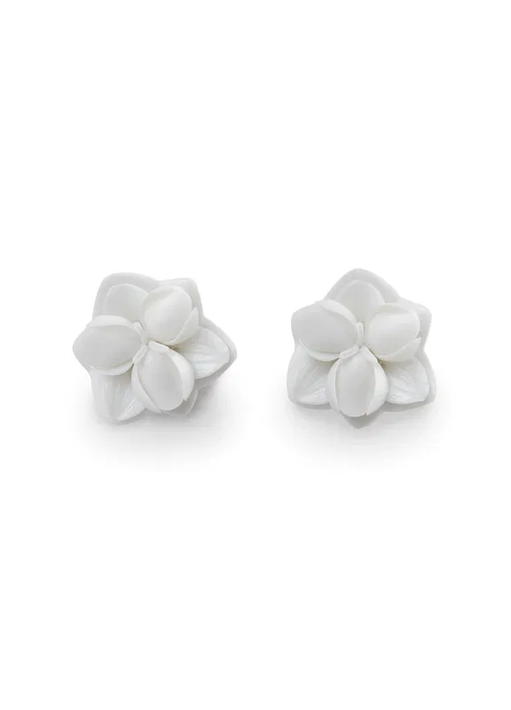 Lladro Jewelry - Orchid Stud Earrings