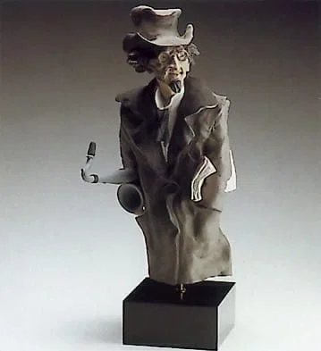 Saxophone Player by Lladro — Goyesca Porcelain Figurine
