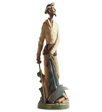 QUIXOTE STANDING UP by Lladro — Porcelain Figurine