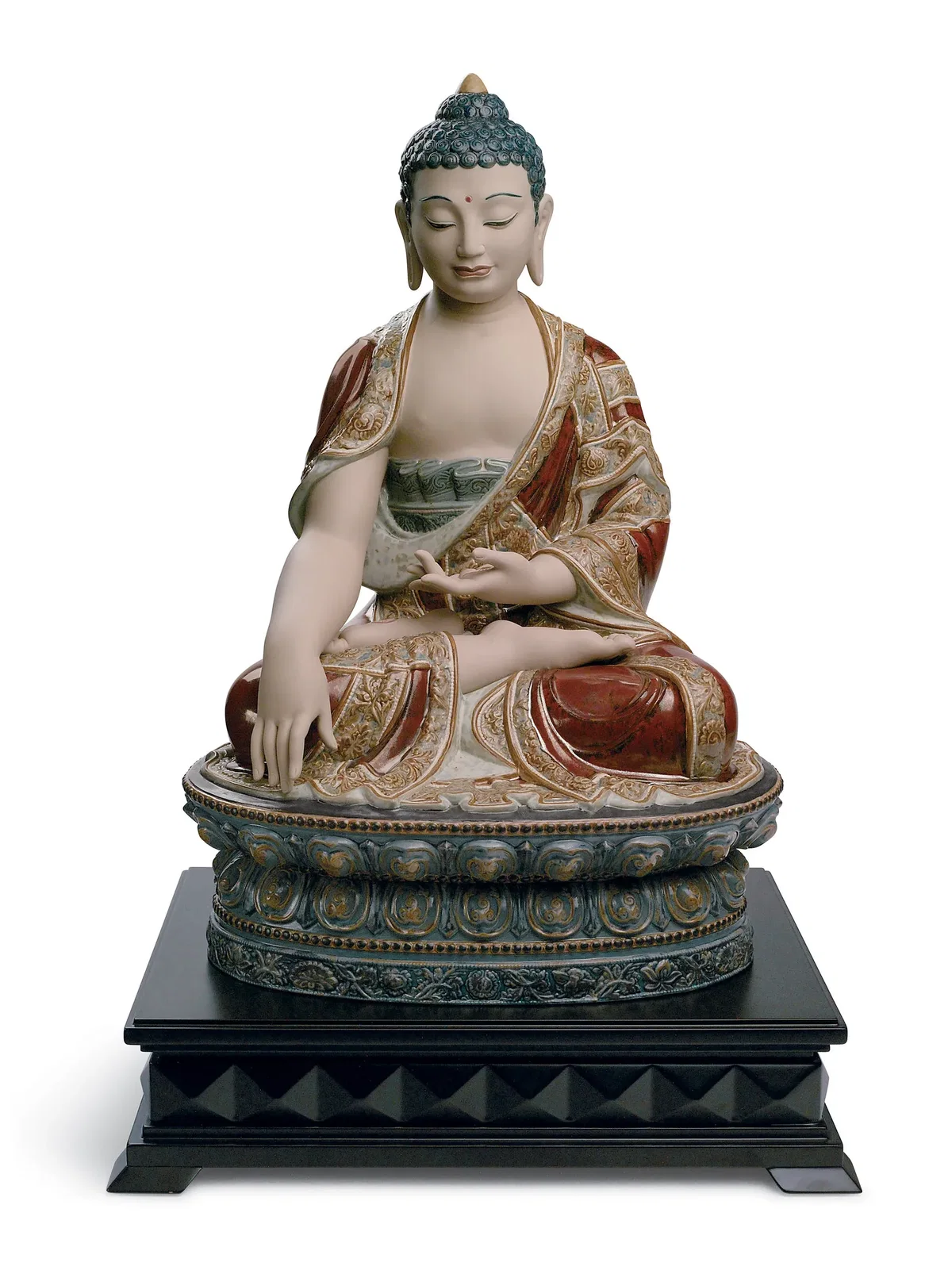SHAKYAMUNI BUDDHA (EARTH) by Lladro — Porcelain Figurine