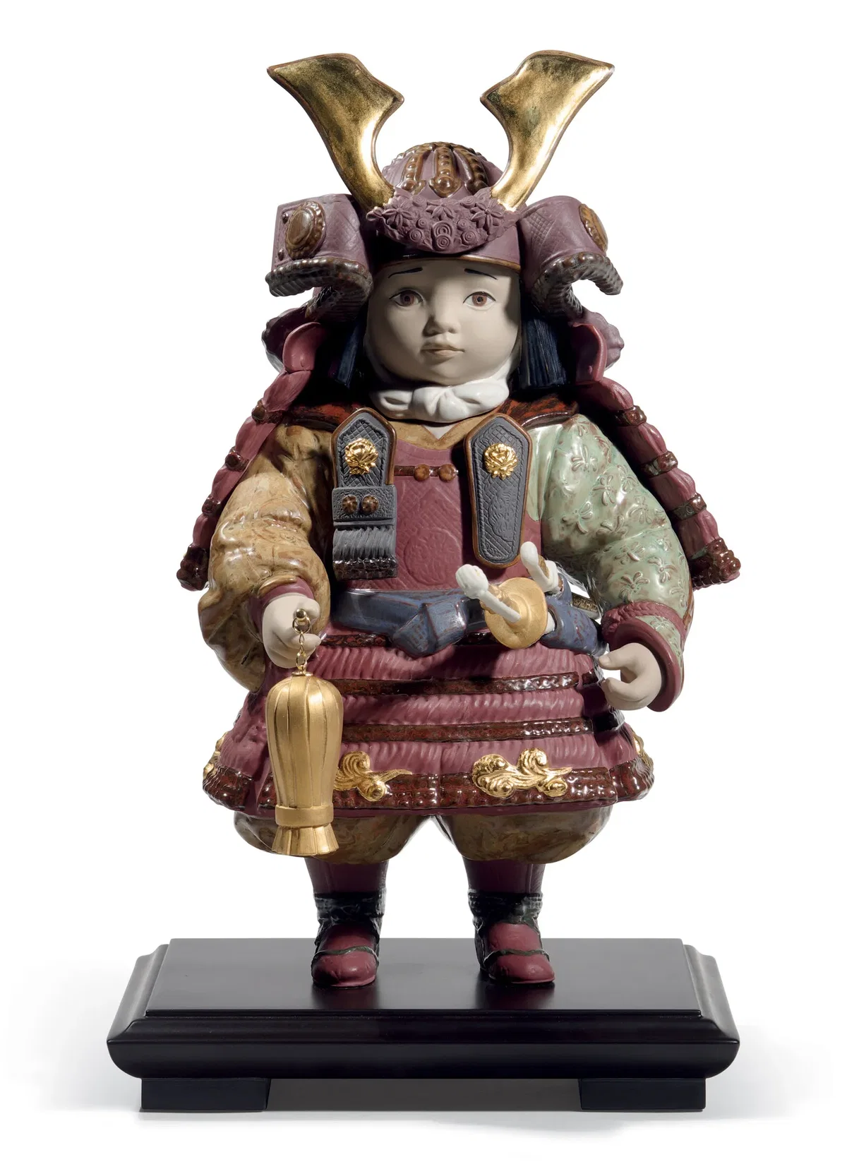 Warrior Boy Golden Lustre by Lladro — Porcelain Figurine