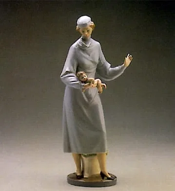 Midwife by Lladro — Porcelain Figurine