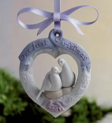 Our First Christmas 2001 Ornament by Lladro — Porcelain Figurine