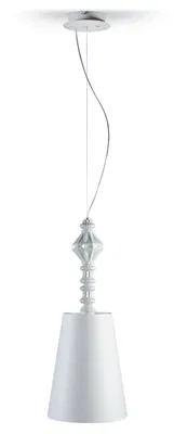 Lladro Lighting - Belle de Nuit Ceiling Lamp I White