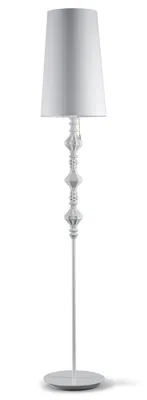 Lladro Lighting - Belle de Nuit Floor Lamp II White