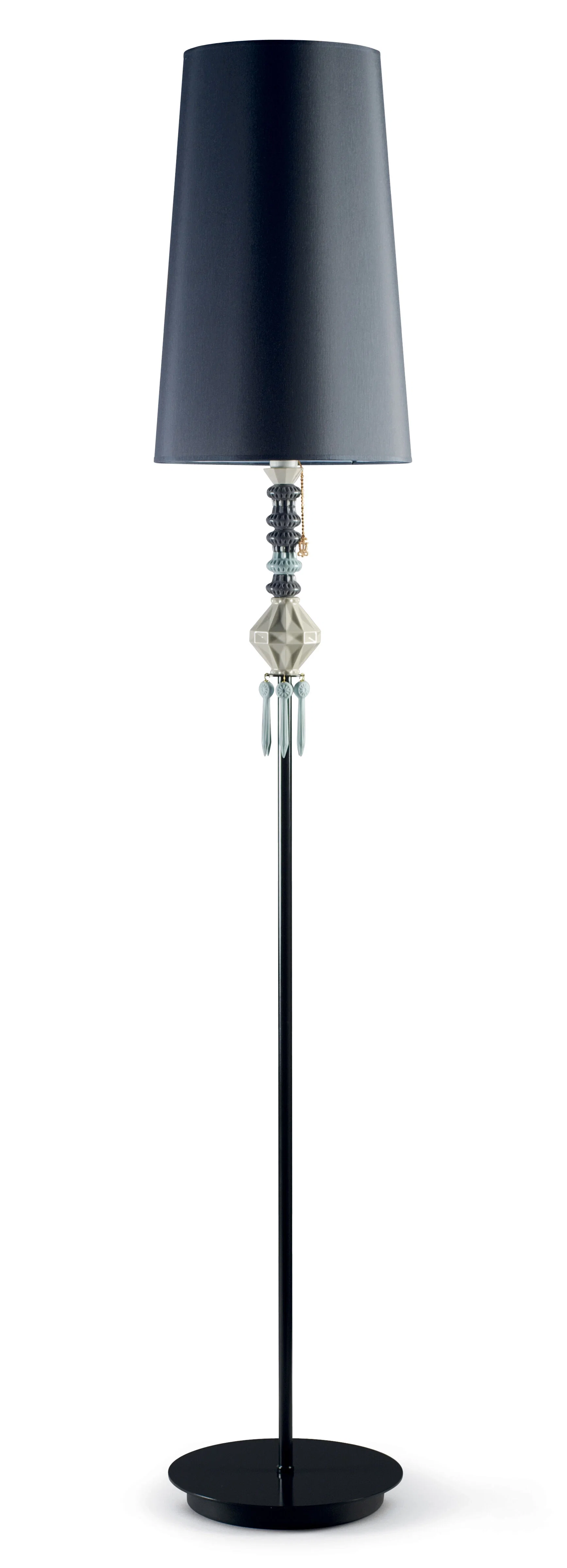 Belle de Nuit Floor Lamp I Black by Lladro Lighting — Lighting