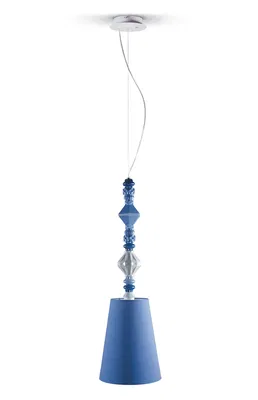 Lladro Lighting - Belle de Nuit Ceiling Lamp II Blue