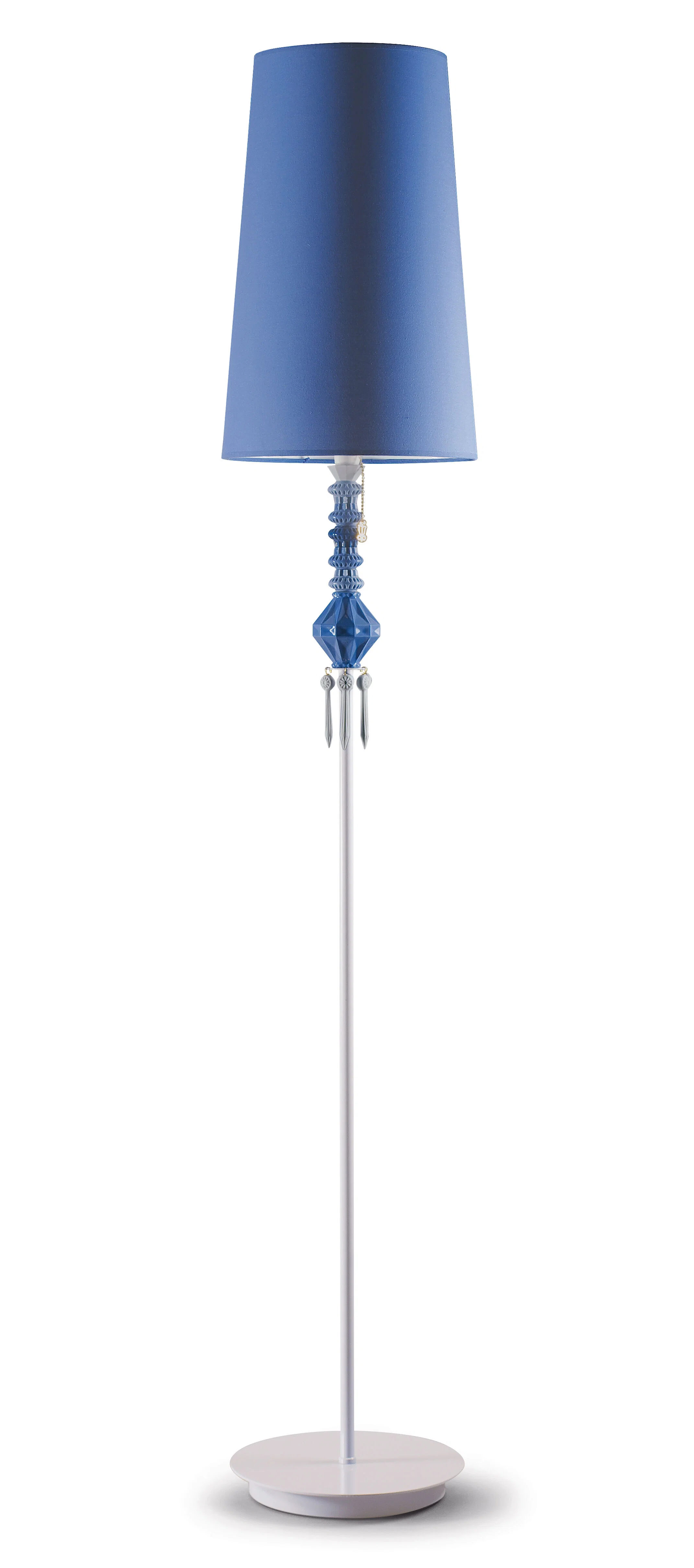 Belle de Nuit Floor Lamp I Blue by Lladro Lighting — Lighting