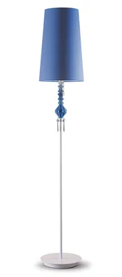 Lladro Lighting - Belle de Nuit Floor Lamp I Blue