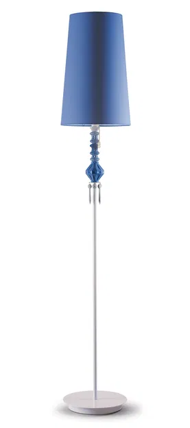 Lladro Lighting - Belle de Nuit Floor Lamp I Blue