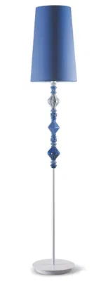 Lladro Lighting - Belle de Nuit Floor Lamp II Blue