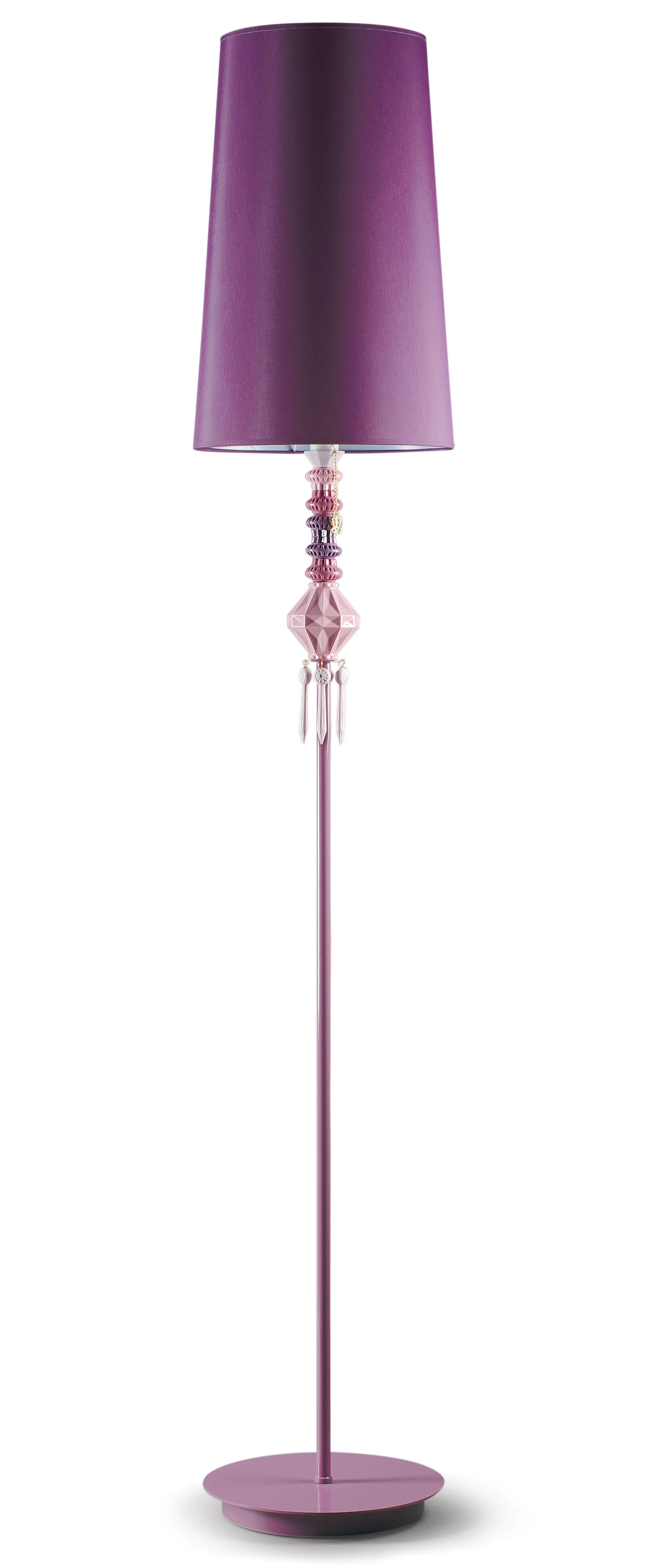 Belle de Nuit Floor Lamp I Pink by Lladro Lighting — Lighting