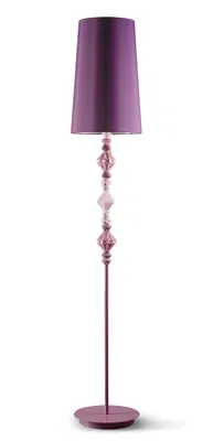 Lladro Lighting - Belle de Nuit Floor Lamp II Pink