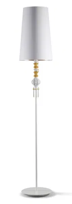 Lladro Lighting - Belle de Nuit Floor Lamp I Golden Luster