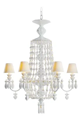 Lladro Lighting - Winter Palace 6 Lights Chandelier