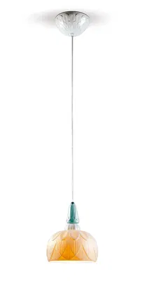 Lladro Lighting - Ivy and Seed Single Ceiling Lamp Ocean