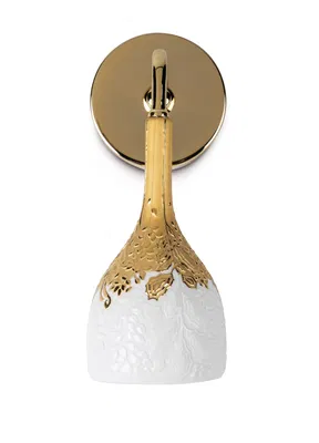Lladro Lighting - Naturofantastic Wall Sconce White and Gold