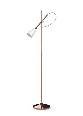 Lladro Lighting - Jamz Floor Reading Lamp Copper
