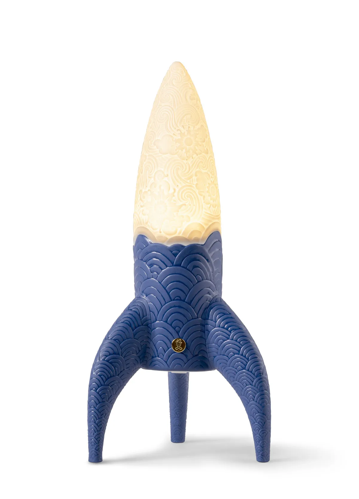 Cosmic Rocket wireless lamp by Lladro — Porcelain Figurine