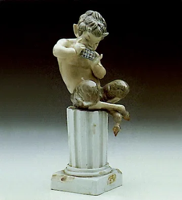 Pan With Flute 1969-75 by Lladro — Porcelain Figurine