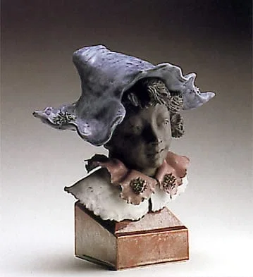 Harlequin With Hat by Lladro — Goyesca Porcelain Figurine