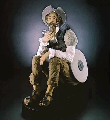 Traveler's Respite by Lladro — Goyesca Porcelain Figurine