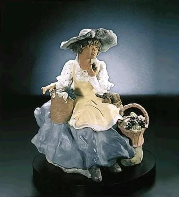 Fruitful Harvest by Lladro — Goyesca Porcelain Figurine