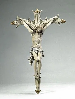 Renaissance Crucifix by Giuseppe Armani — Sculpture