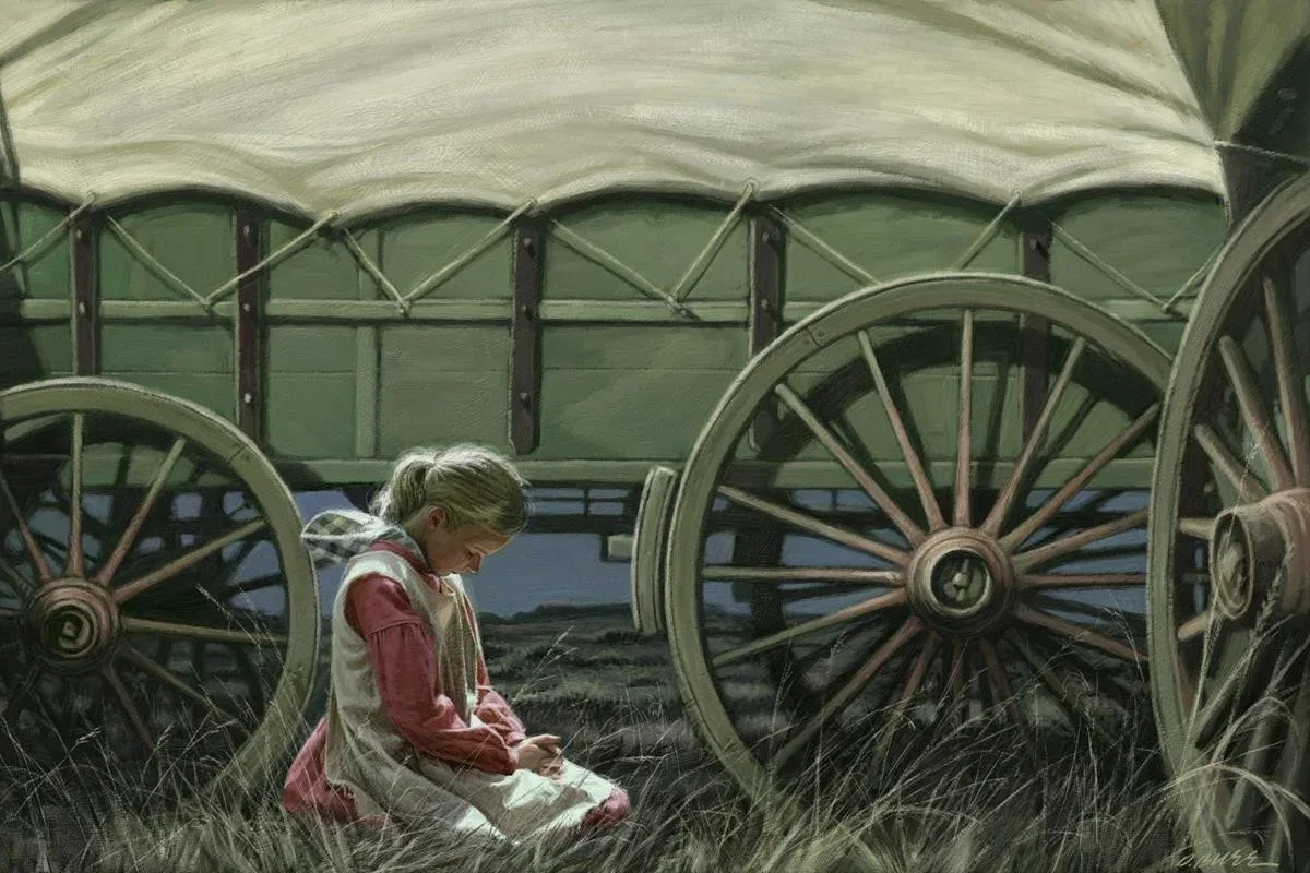 A Child's Prayer Gallery Wrap by Dan Burr — Giclee On Canvas