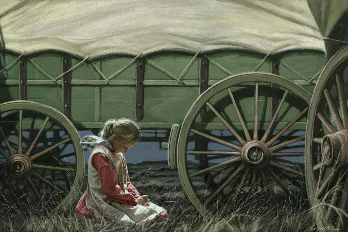 A Child's Prayer by Dan Burr — Giclee On Canvas