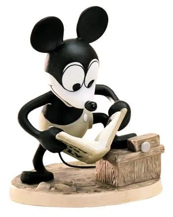 ディズ二ーWDCCフィギュアミッキーHow to Fly Plane Crazy Plane Crazy Mickey Mouse How To Fly by WDCC Disney Classics