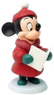 Plutos Christmas Tree Minnie Mouse Caroler Minnie by WDCC Disney Classics
