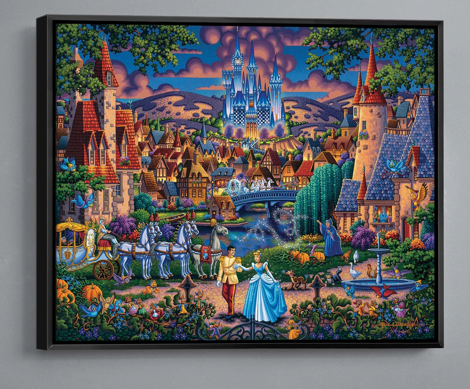 Cinderella's Enchanted Evening by Eric Dowdle — Gallery Wrapped Giclee On Canvas