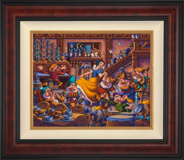 Snow White Dancing with the Dwarfs Wall Art by Eric Dowdle by Eric Dowdle