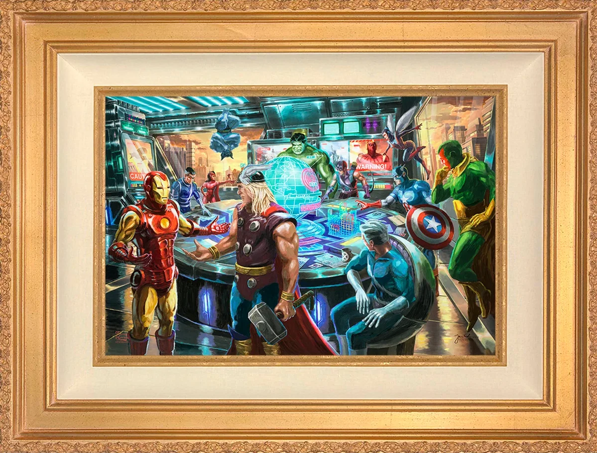 The Avengers Wall Art by Thomas Kinkade Studios by Thomas Kinkade Studios — Giclee On Canvas