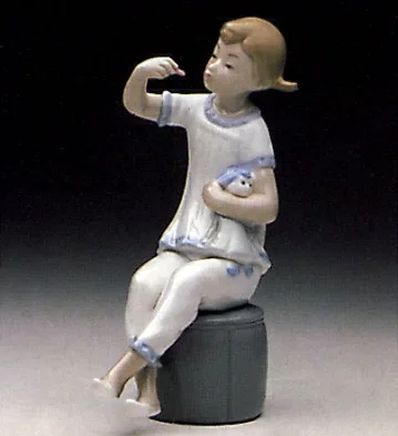 Girl with Doll 1969-85 by Lladro — Porcelain Figurine