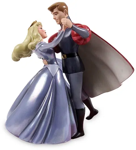 WDCC Disney Classics - Sleeping Beauty Princess Aurora And Prince Phillip A Dance In The Clouds (BLUE)